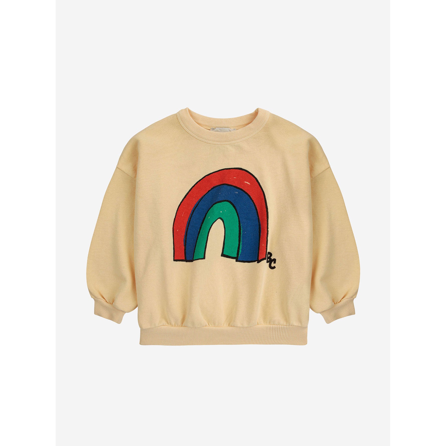 Bobo Choses Light Yellow Rainbow Sweatshirt – Ladida