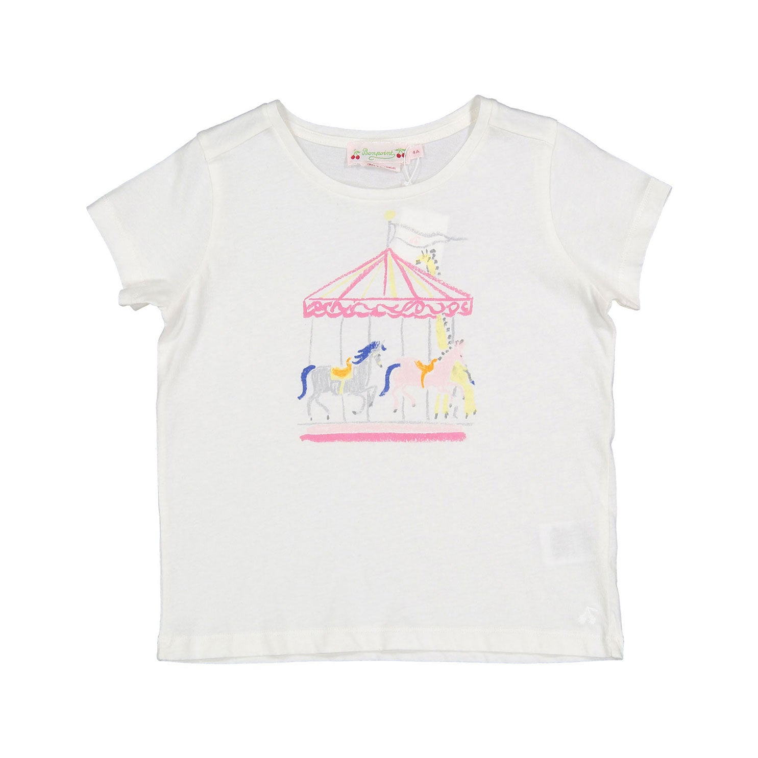 Bonpoint Ivory Alcala Carousel T-Shirt – Ladida