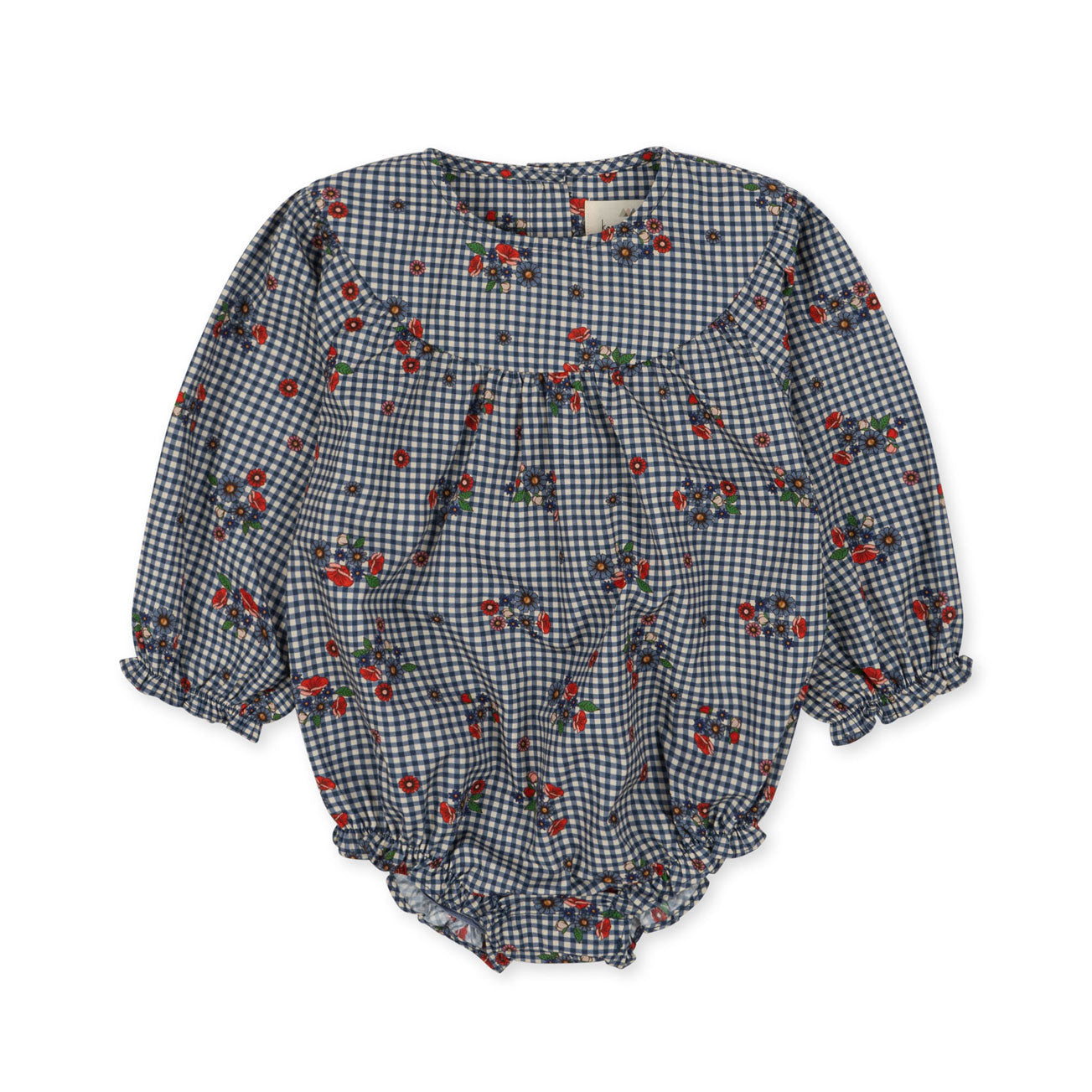 Konges Slojd Blossom Check Bibi Romper – Ladida