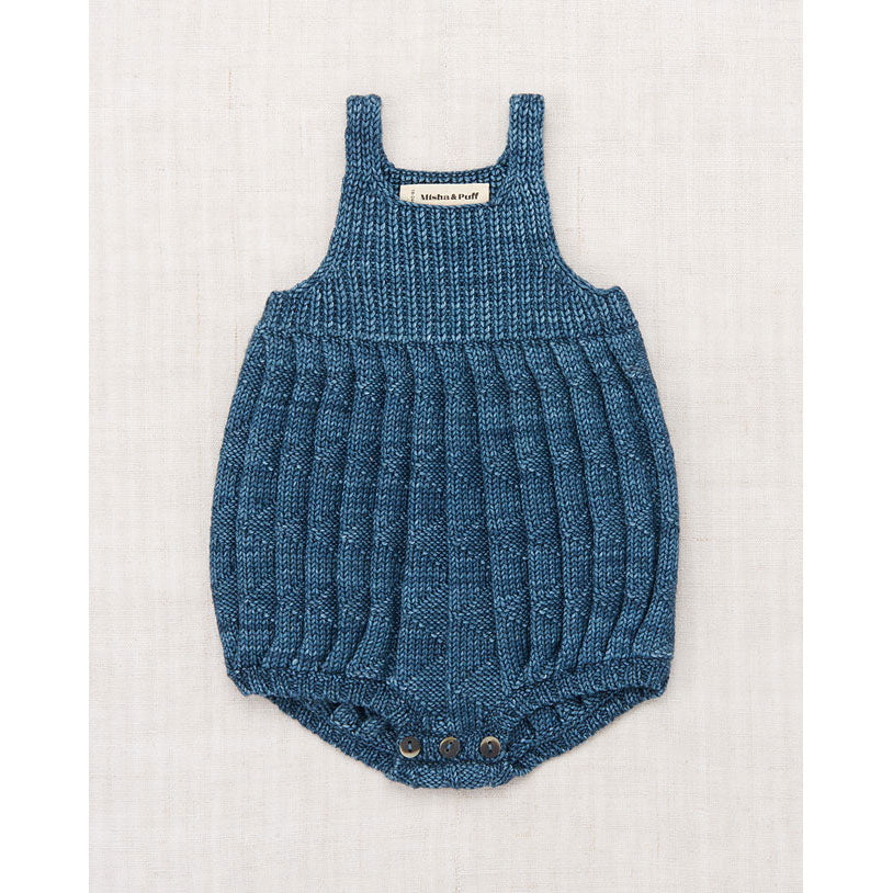 Misha and Puff Blue Smoke Orchard House Romper