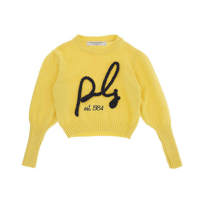 Philosophy Yellow Long Sleeve Sweater