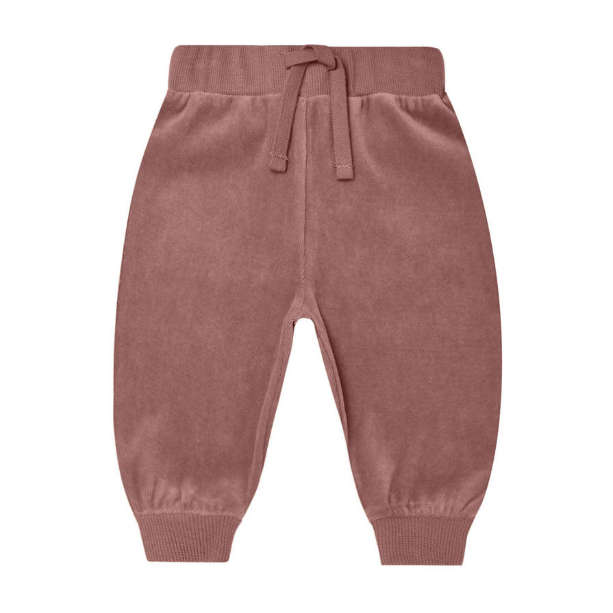 Quincy Mae Fig Velour Relaxed Sweatpant – Ladida