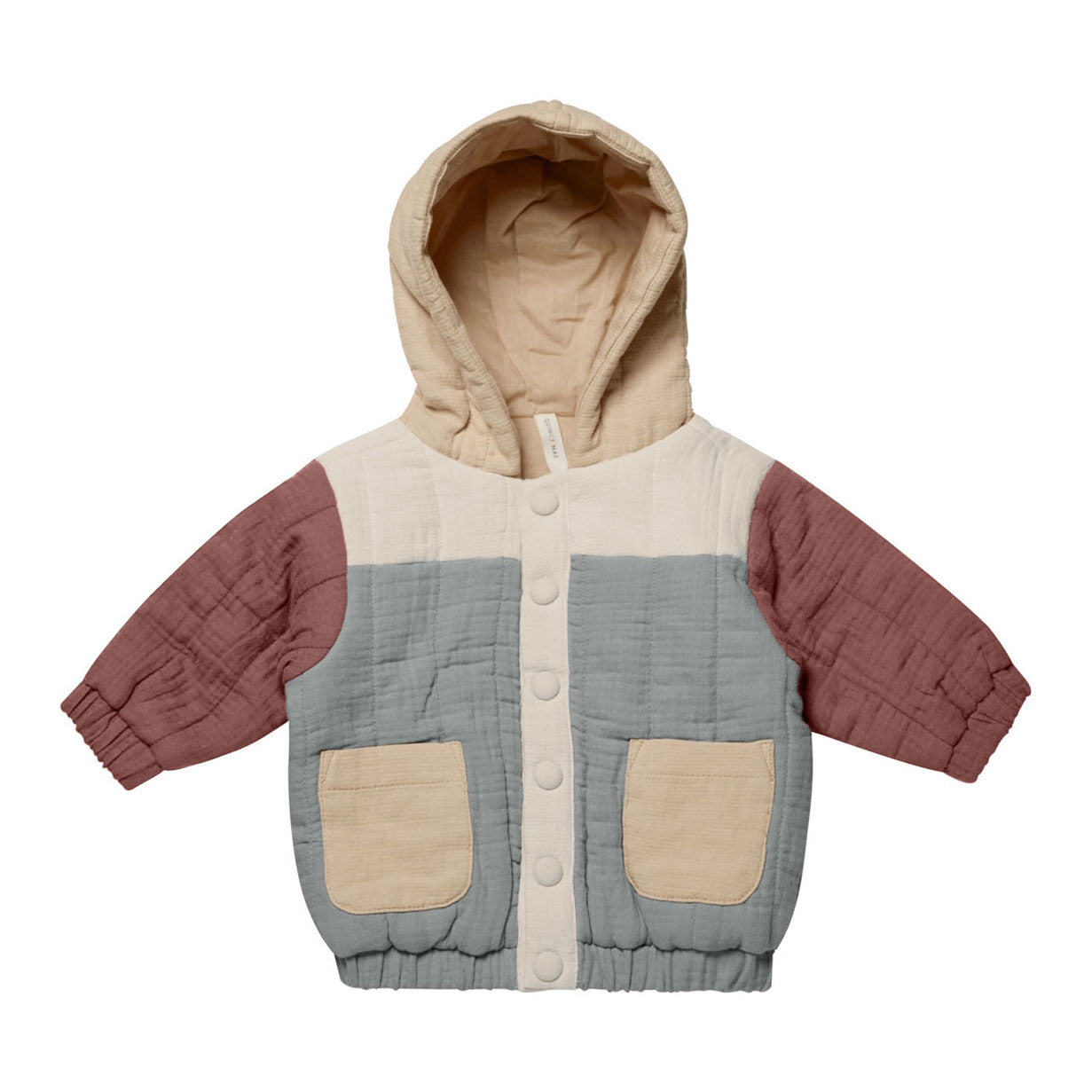 Quincy Mae Color Block Hooded Woven Jacket – Ladida