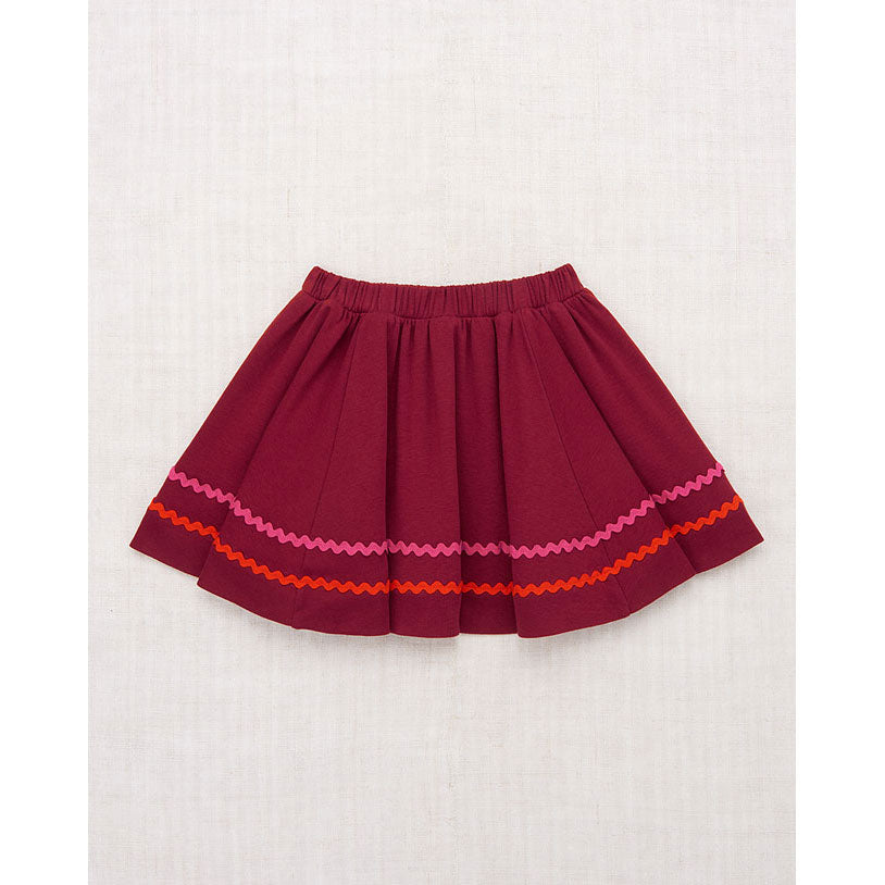 Misha and Puff Cranberry Rickrack Circle Skirt – Ladida