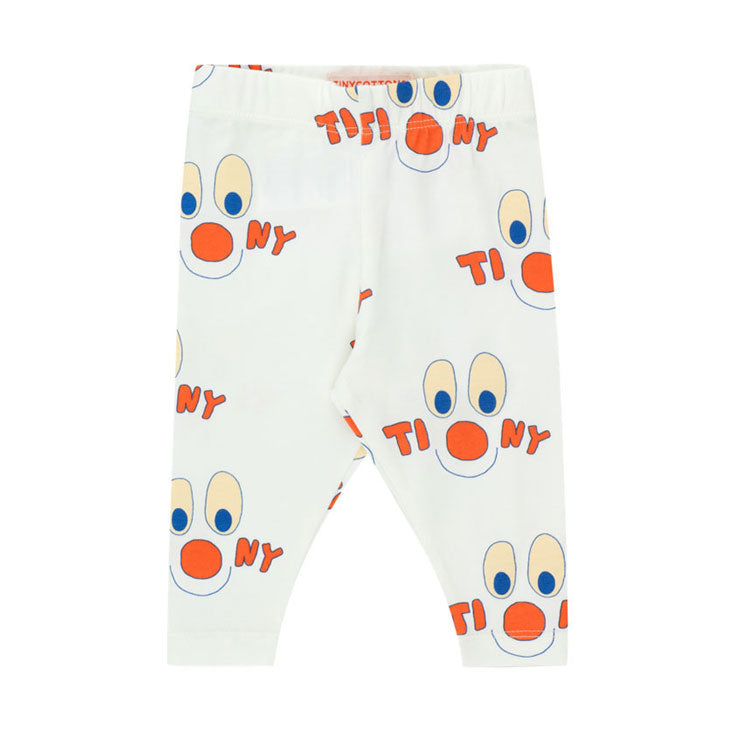 Tiny Cottons Off-White Clowns Baby Pant