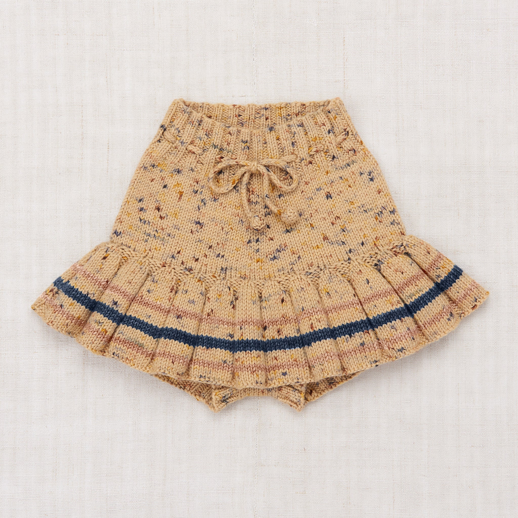 Misha and Puff Skating Pond Skirt - Camel Confetti