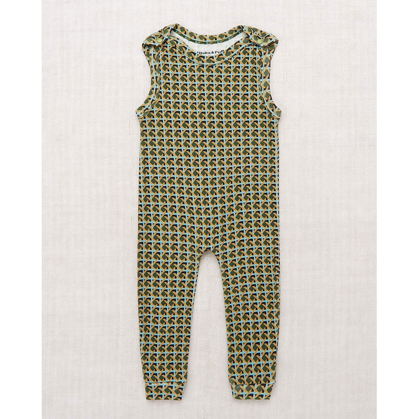 Misha and Puff Leaf Lattice Snap Overall