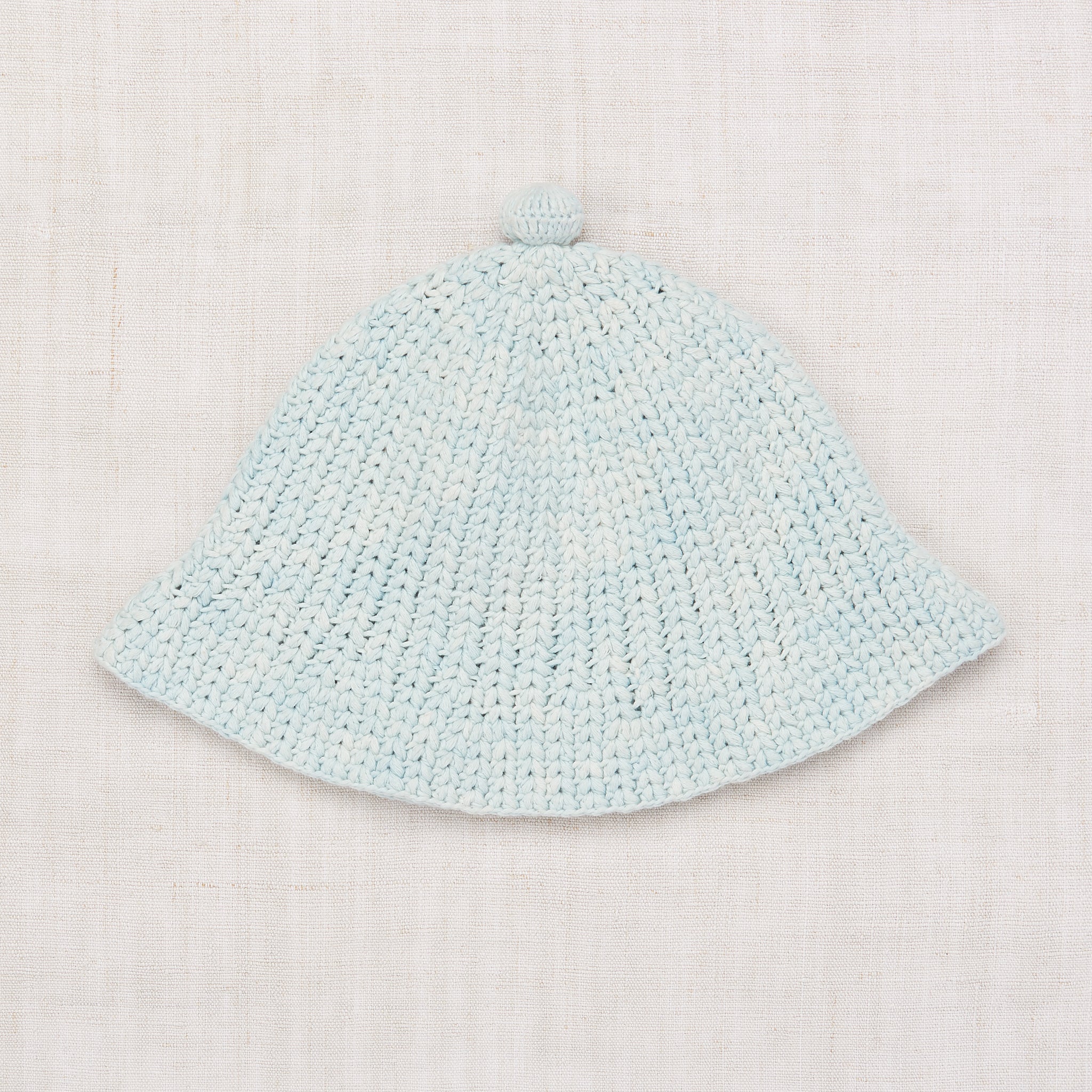 Misha and Puff Steel Blue Crochet Beach Hat