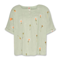 AO76 Quiet Green Dandelion Freida Shirt