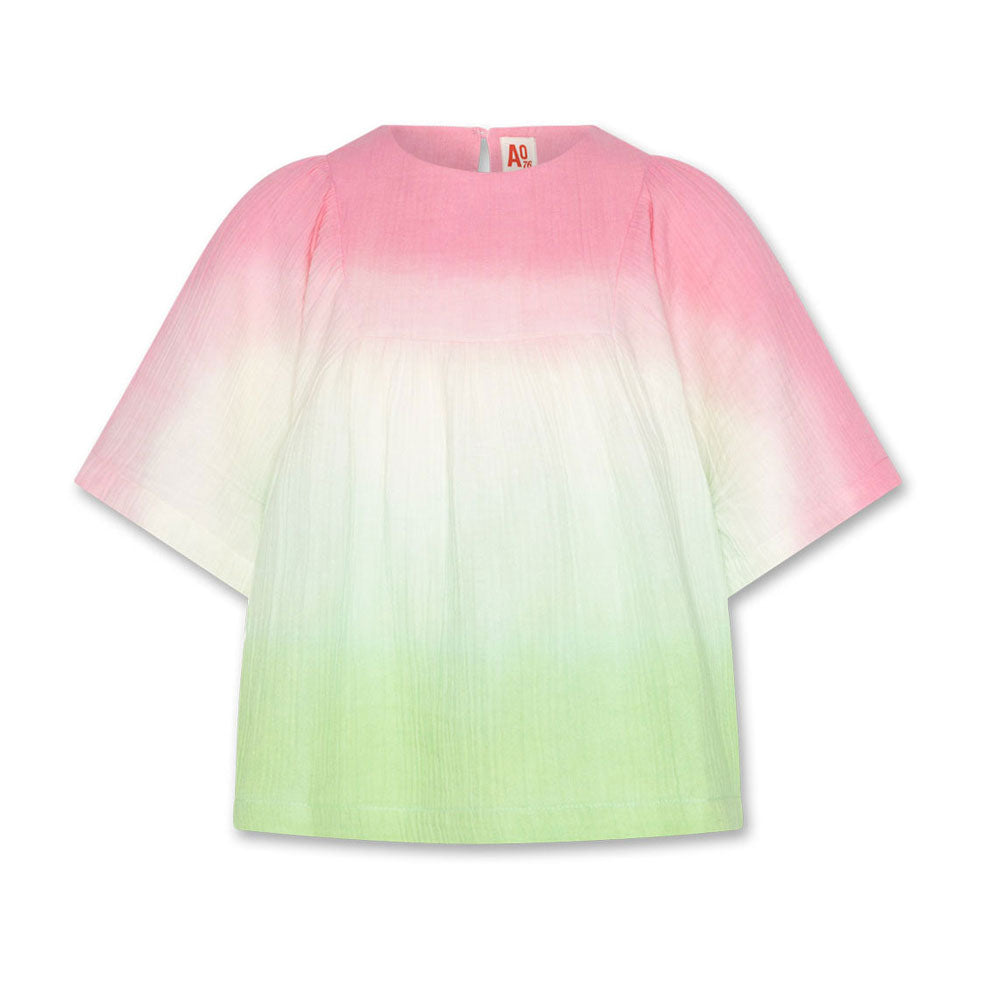 AO76 Light Green Dip Dye Deia Shirt