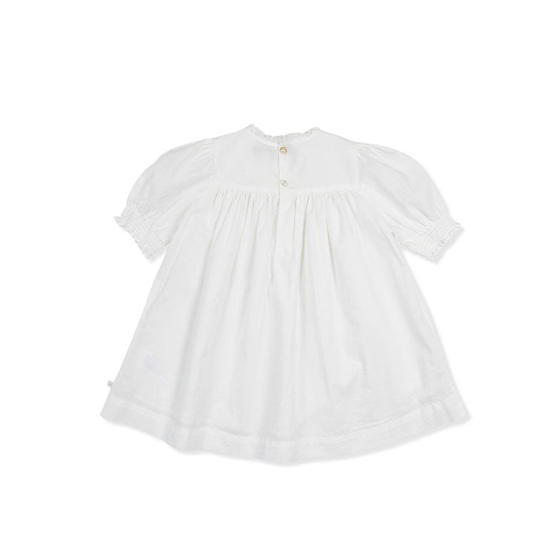 Bene Bene Off White Belle Pintuck Dress