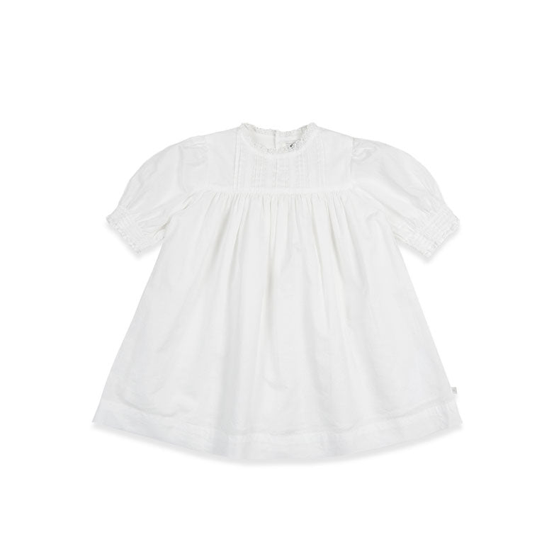 Bene Bene Off White Belle Pintuck Dress