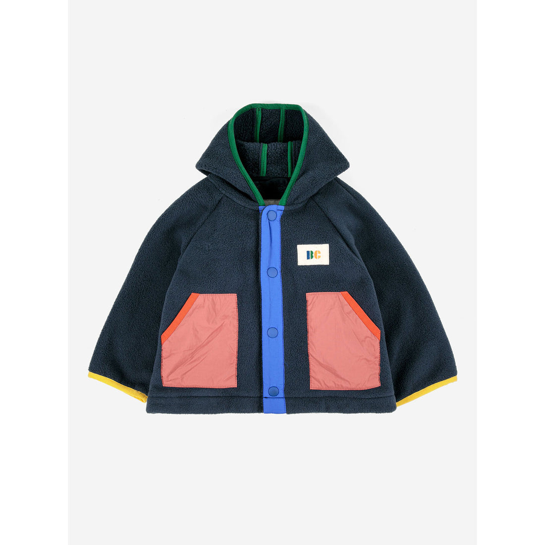 Color block polar fleece jacket – Bobo Choses