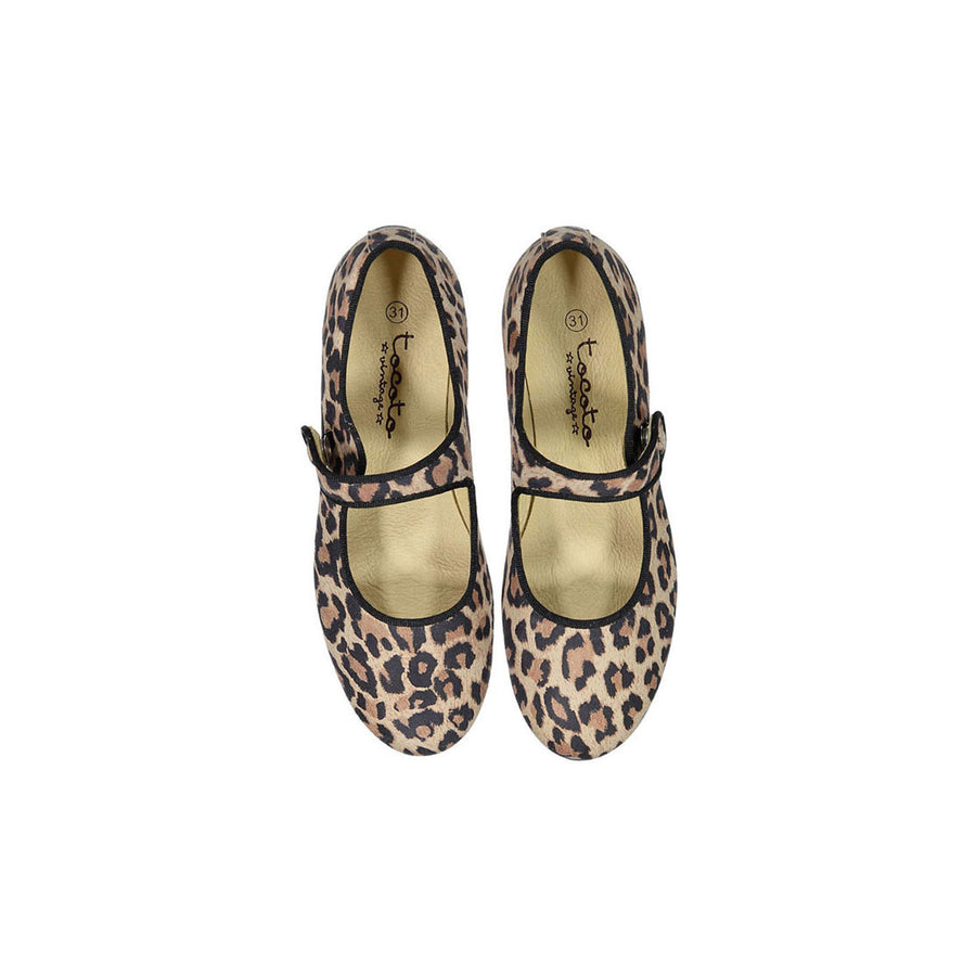 Tocoto Vintage Brown Animal Print Kid Mary Janes – Ladida