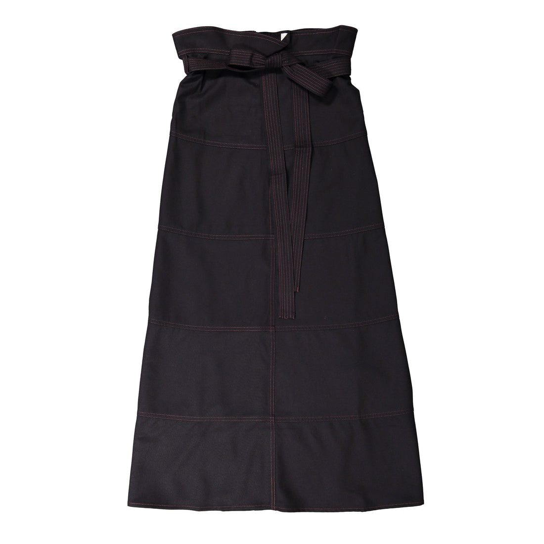 Hev Black Fanelled Top Stitch Skirt – Ladida