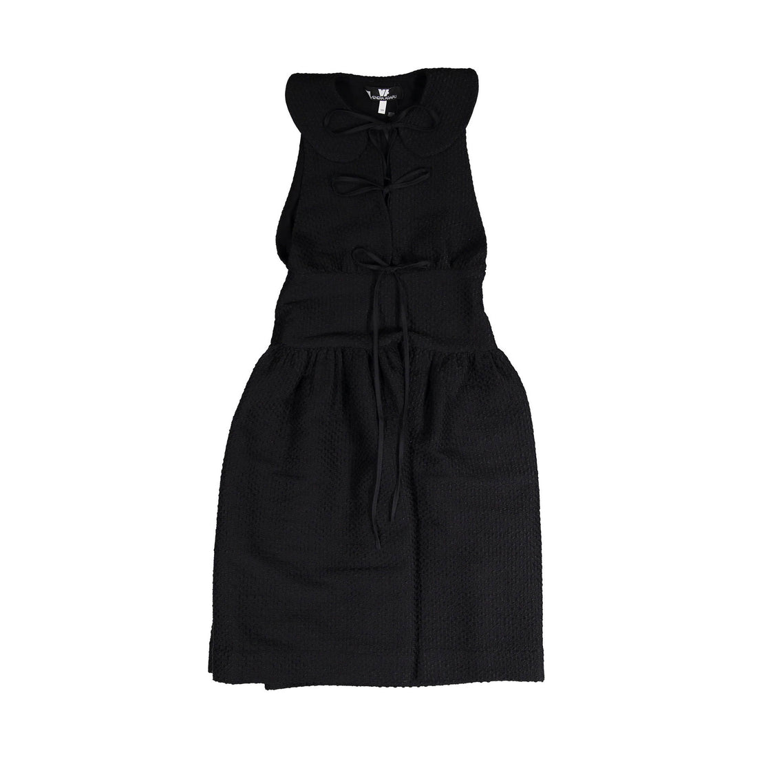 Venera Arapu Black Bow Front Jumper Dress