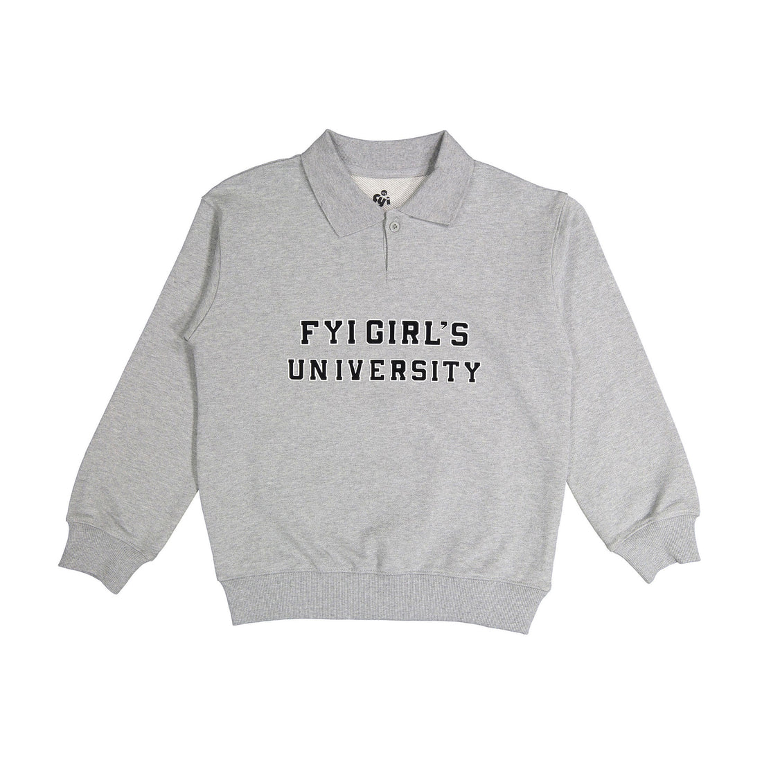 FYI Heather Grey Univertity Sweatshirt – Ladida