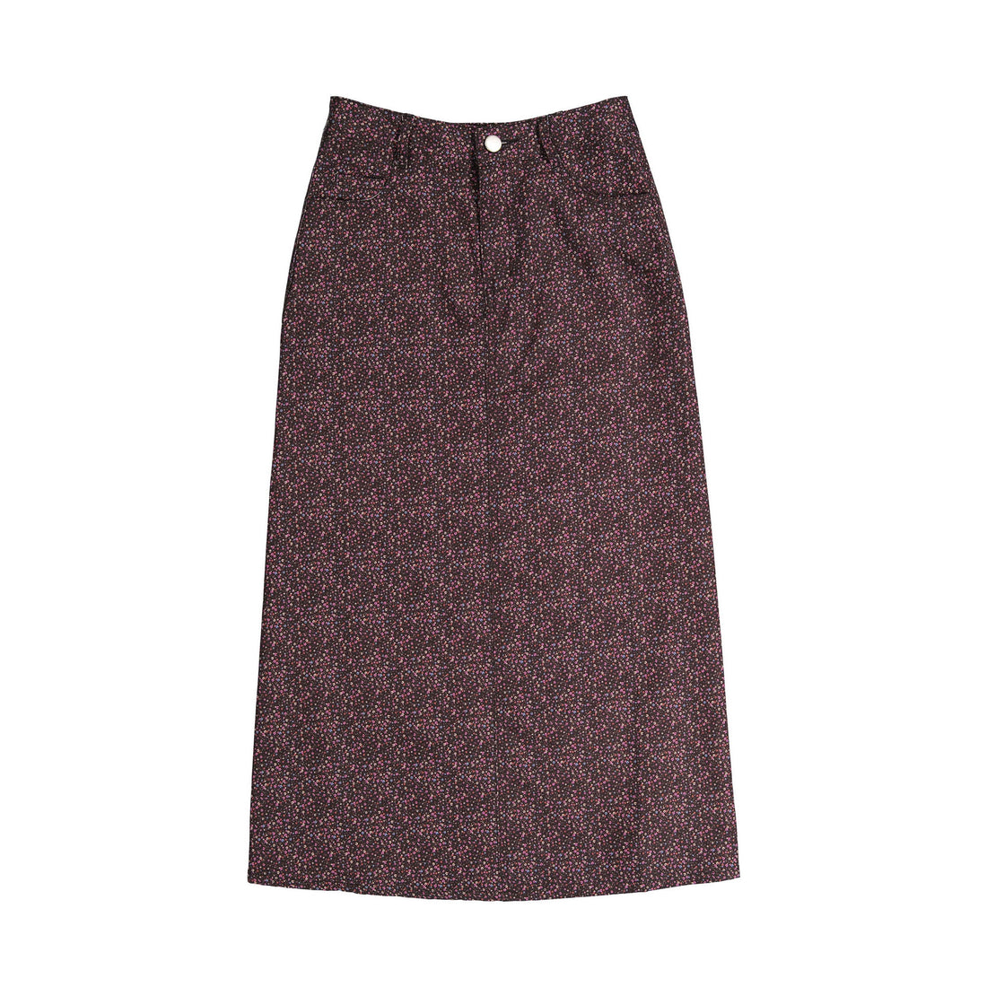 FYI Aubergine Tiny Floral Long Skirt – Ladida