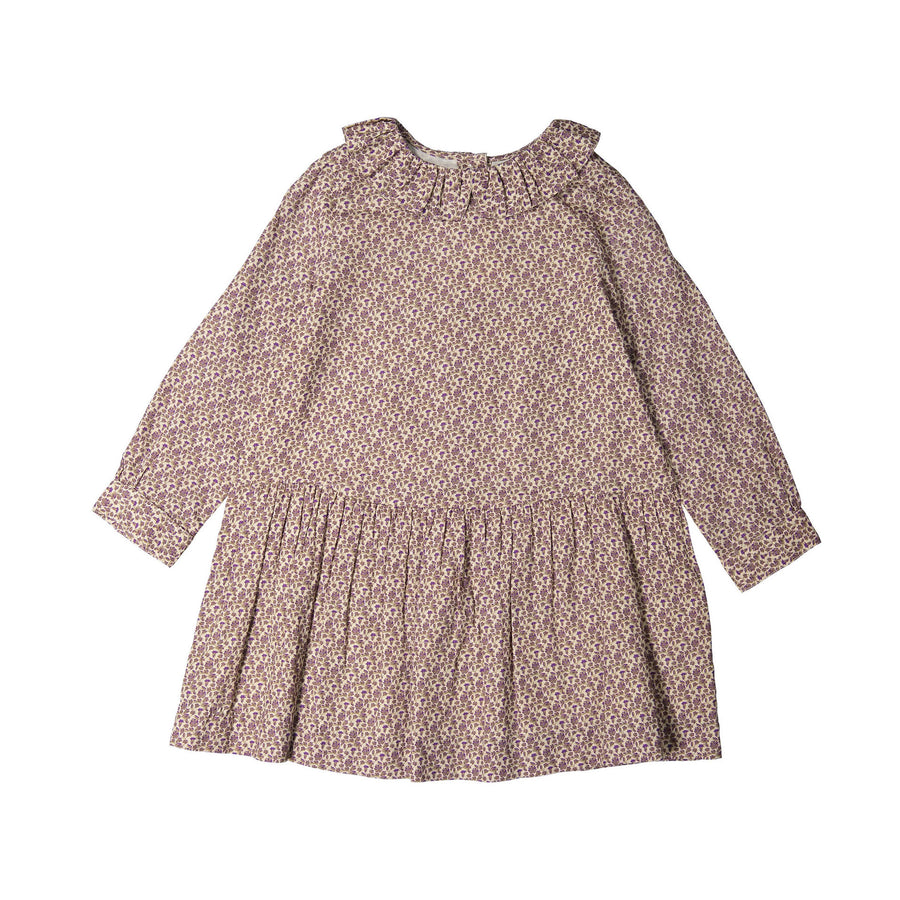 Bonpoint Taupe Floral Mariela Dress