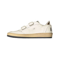 Golden Goose White/Gold Ballstar Sneakers