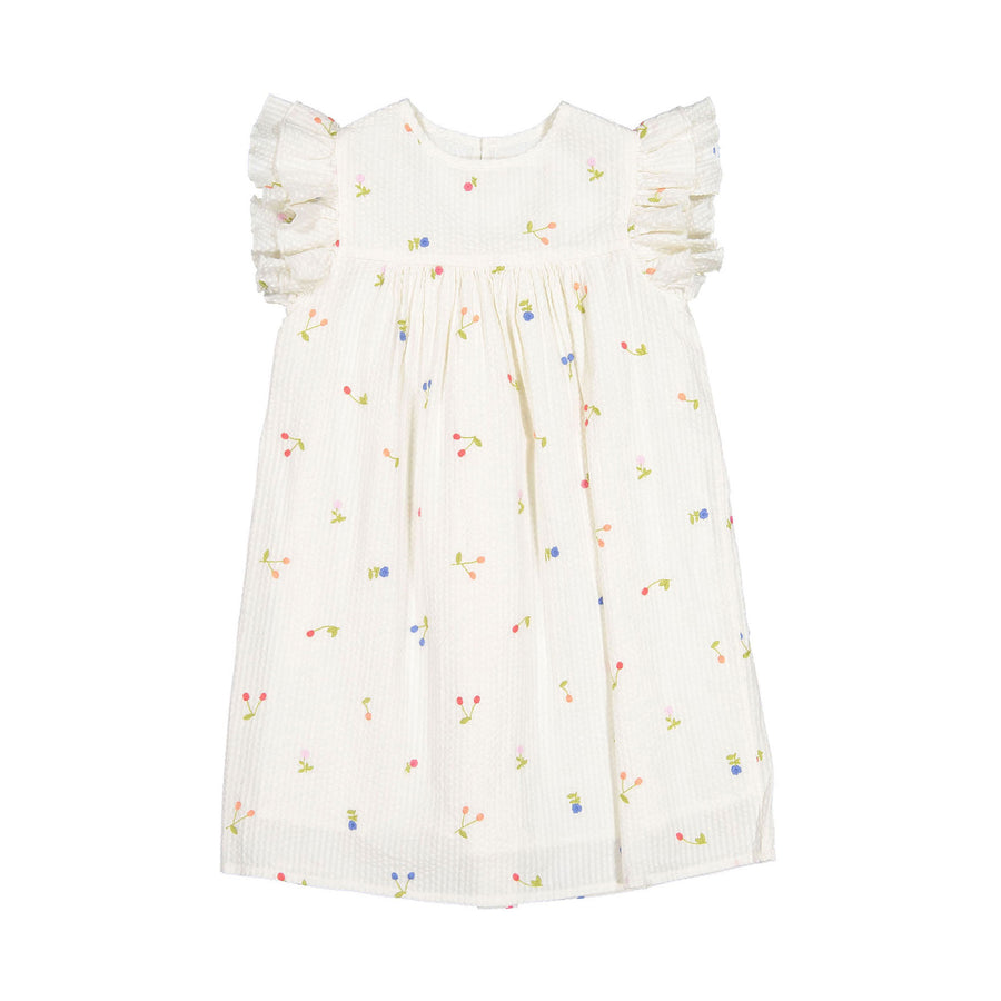 Bonpoint Milk White Florentine Dress