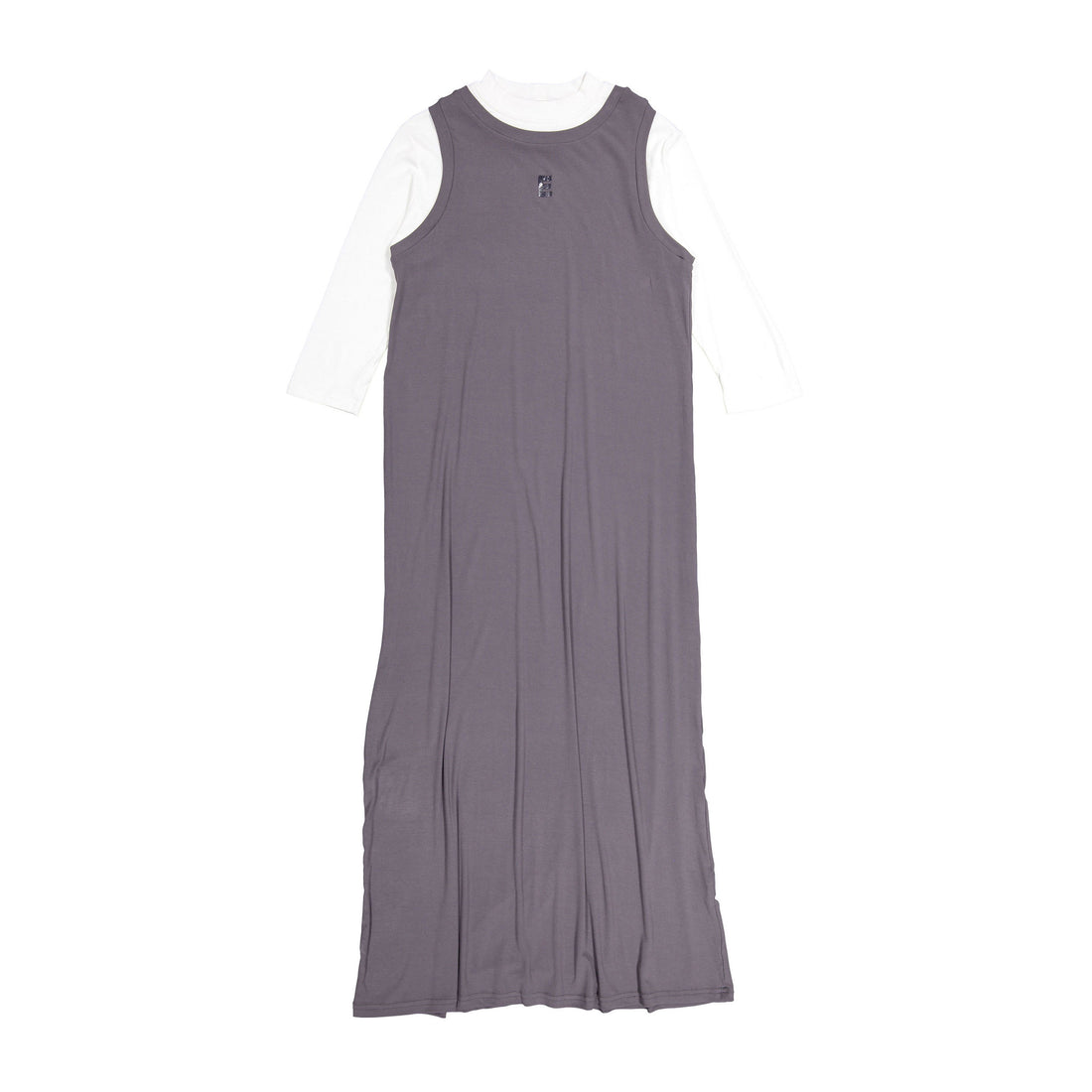 Elements Grey Wash Mock Tee Dress