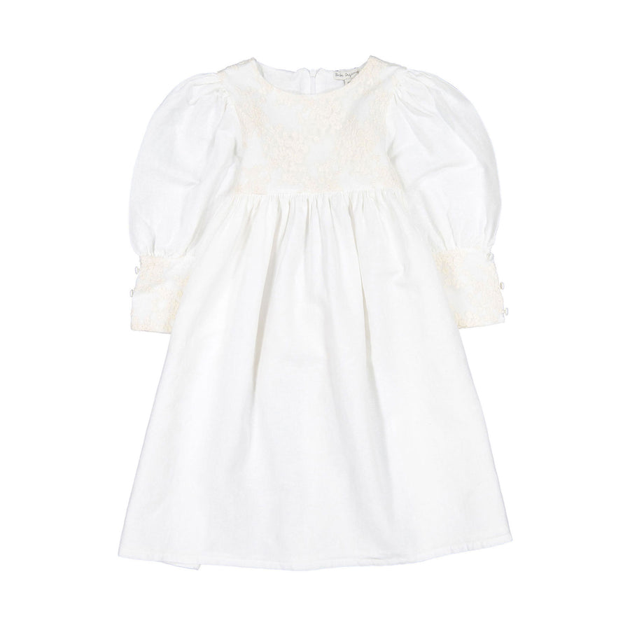 Bebe Organic Antique White Grace Exclusive Dress