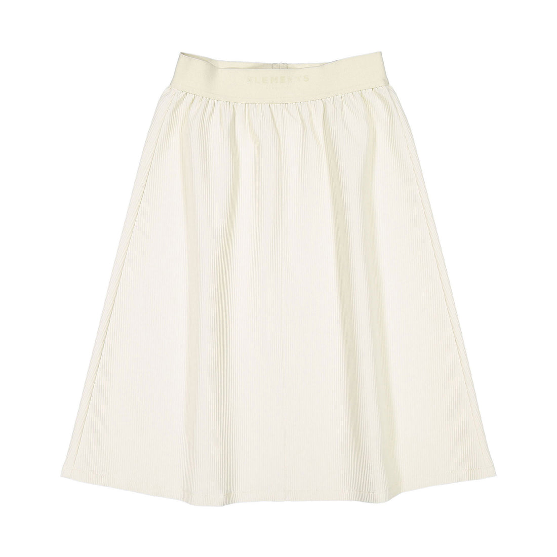 Elements Cream Ribbed Band Skirt