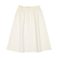 Elements Cream Ribbed Band Skirt