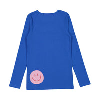 Ladida Blue Smiley Tee