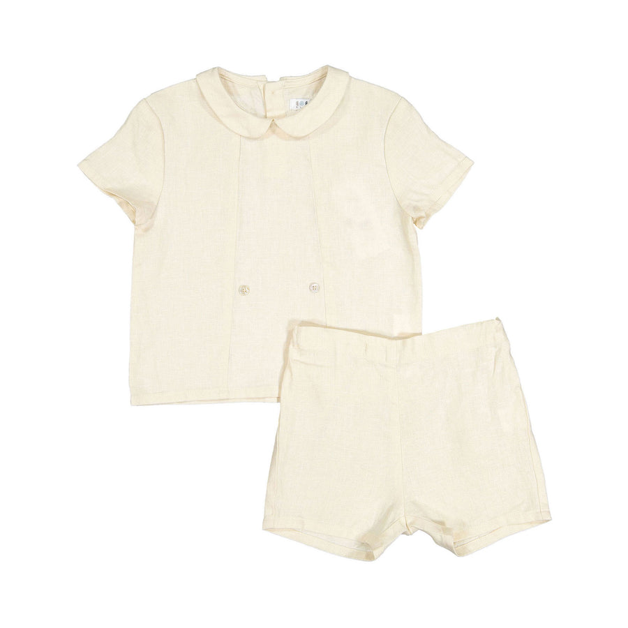 Coco Blanc Cream Peter Pan Set