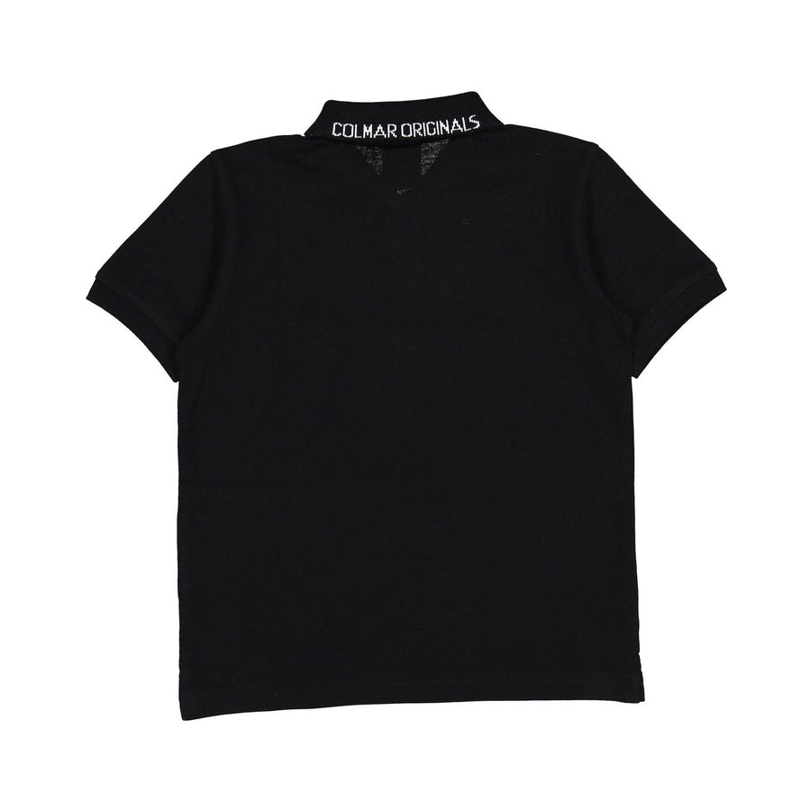 Colmar Black Logo On Chest Polo