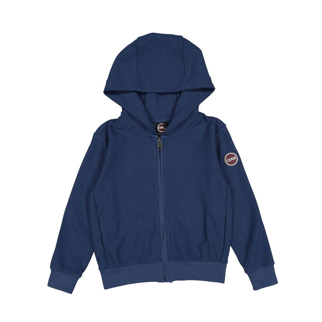 Colmar Blue Textured Zip Up Sweatshirt