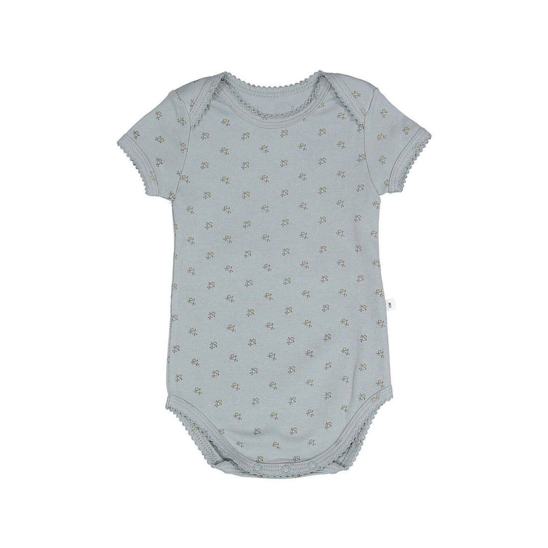 Bene Bene Grayish Blue Berry Pincoat Short Bodysuit