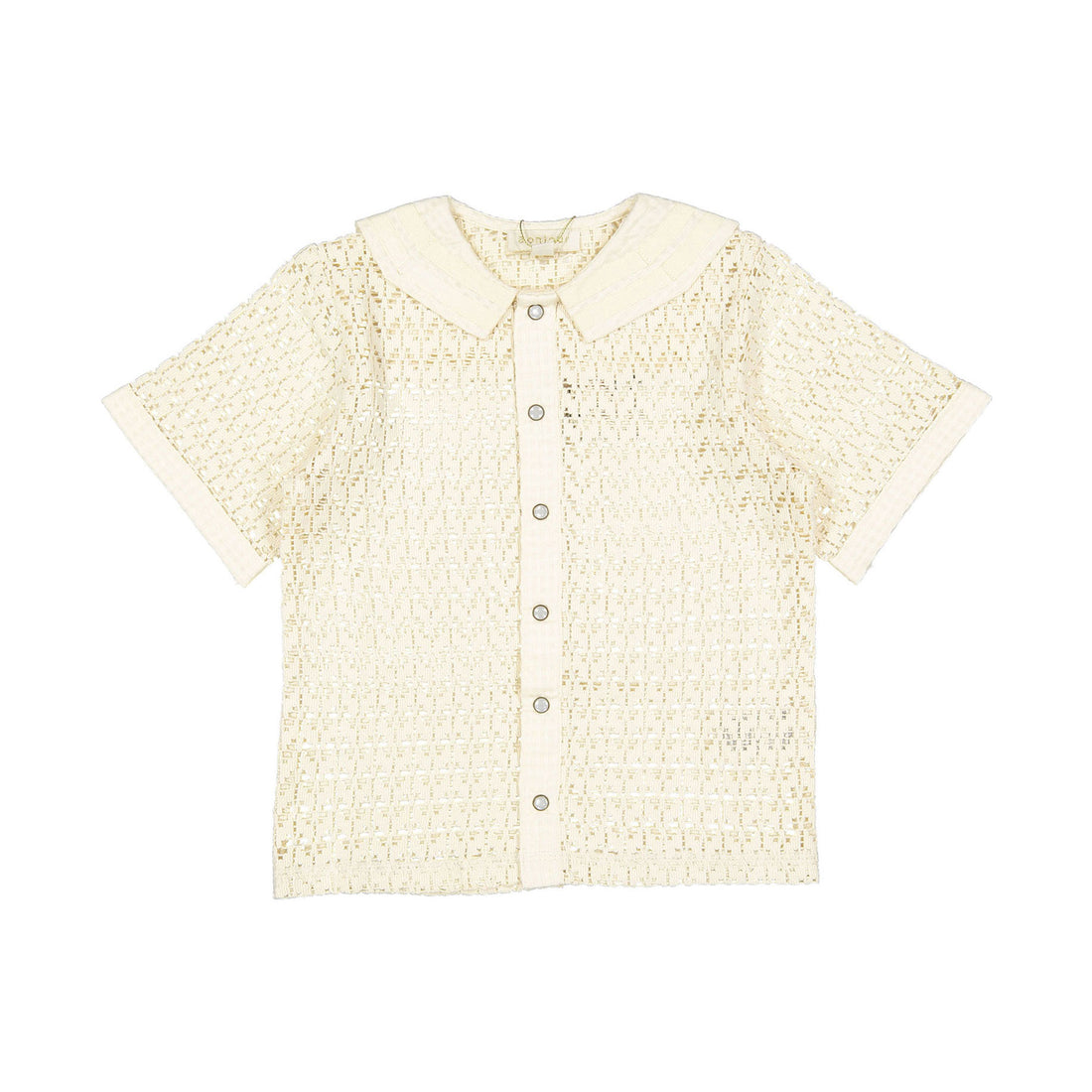 Bonjour Natural Lace Sailor Boy Shirt