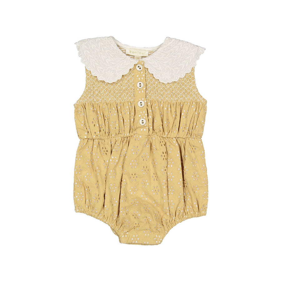 Bonjour Honey Broderie Anglaise Baby Romper