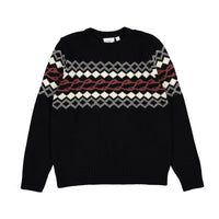 L by Ladida Black Jacquard Sweater