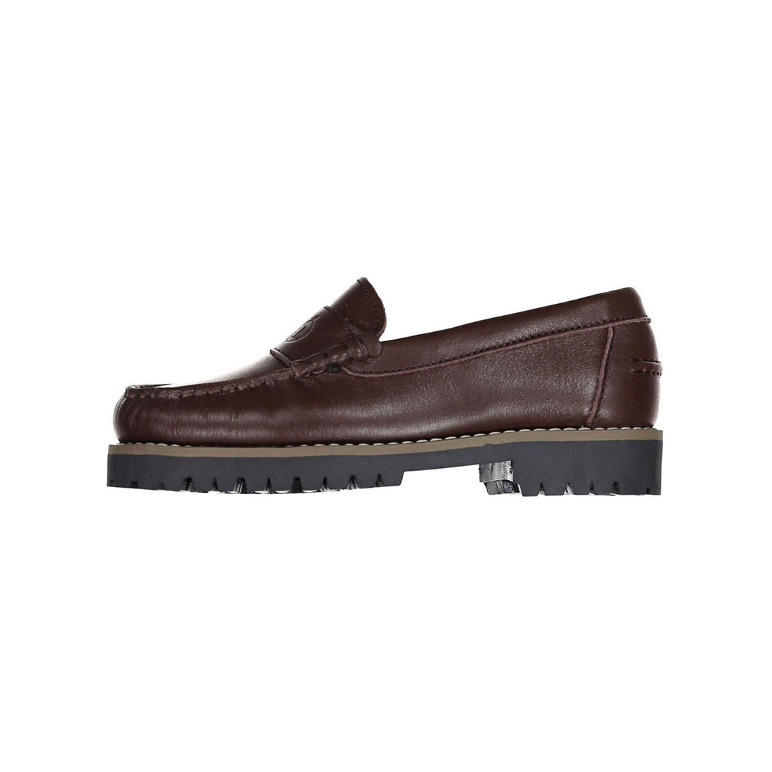 Ladida Shoes Brown Leather Chunky Loafer