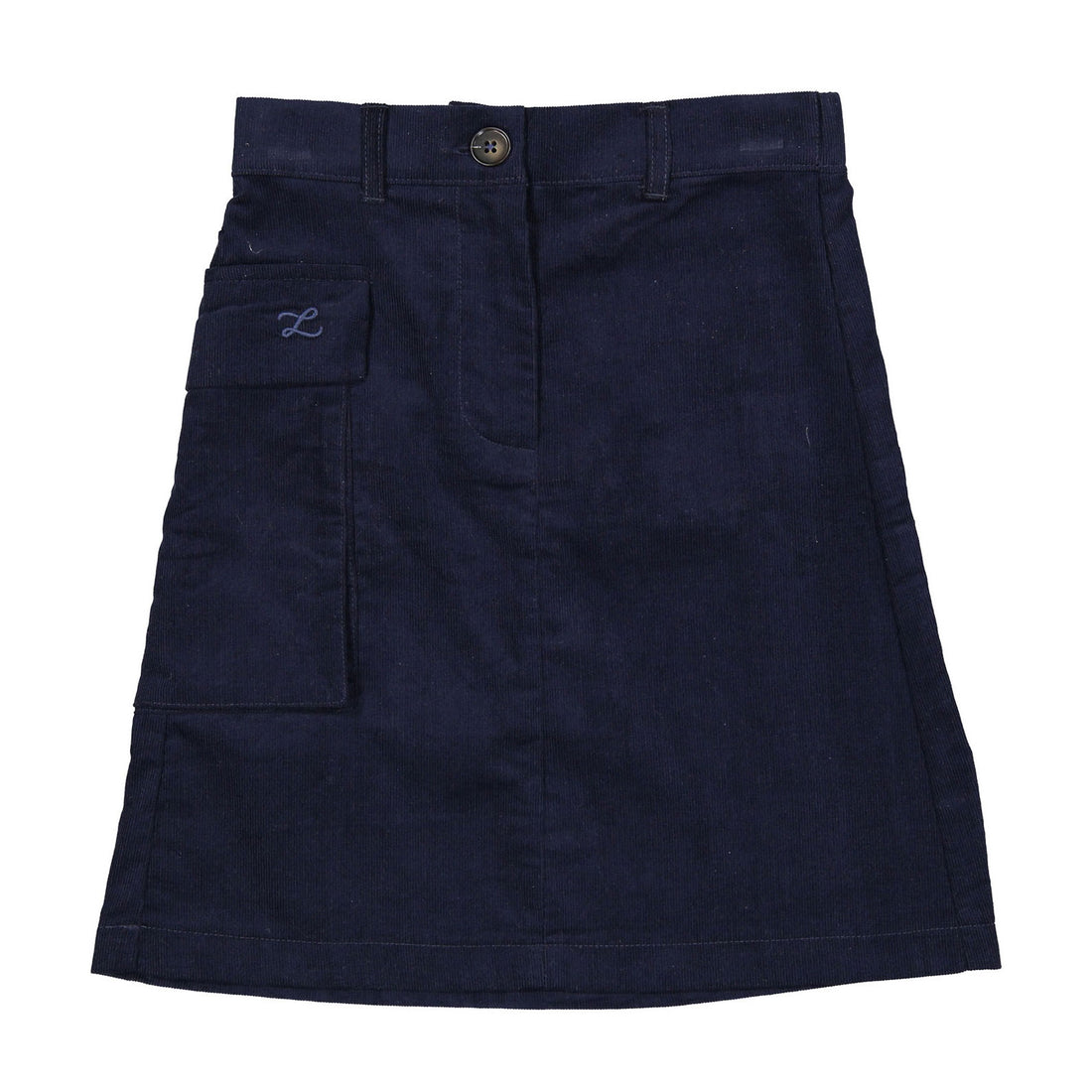 Cord skirt navy best sale