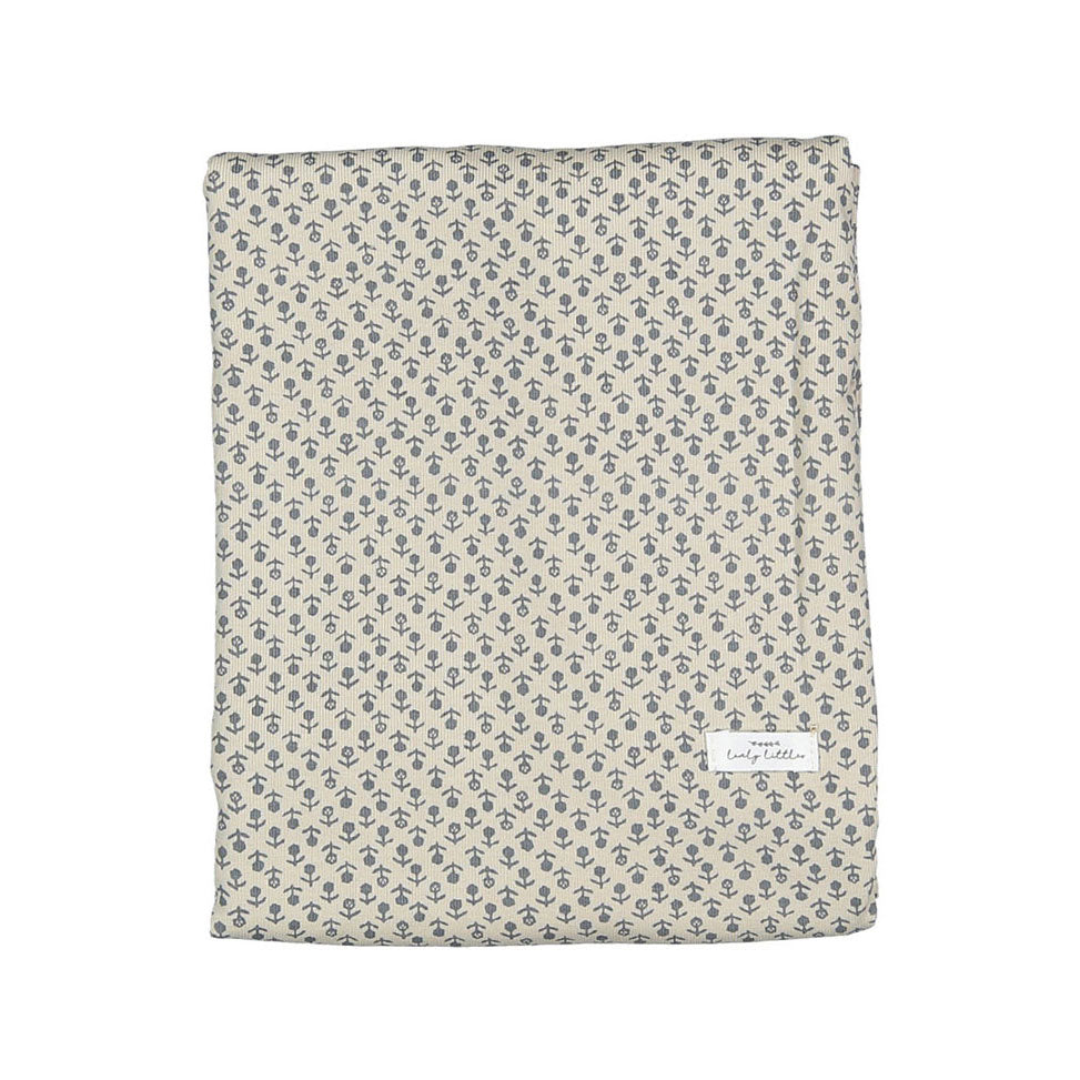 Lovely Littles Printed Blanket - Quinn Blue