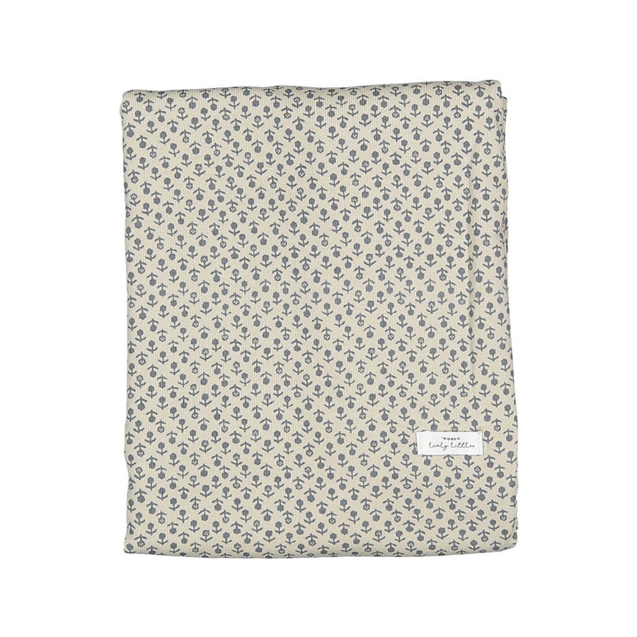 Lovely Littles Printed Blanket - Quinn Blue