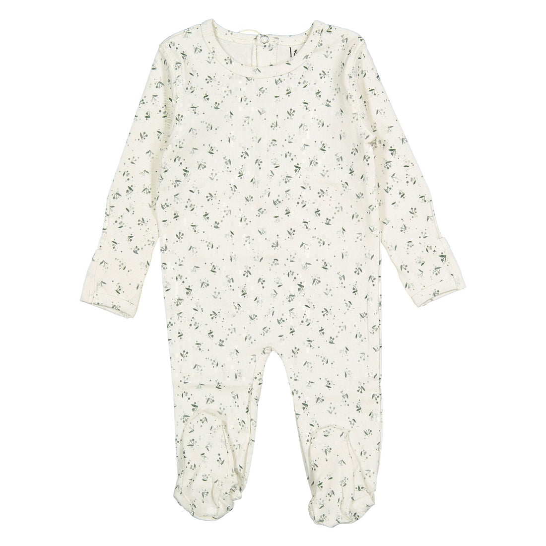 Ladida Layette Teal Cherry Footie