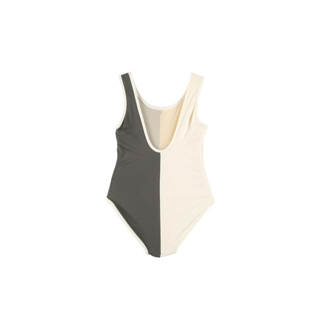 Belle Chiara Volcanic Earth Lycra Bicolor Swimsuit