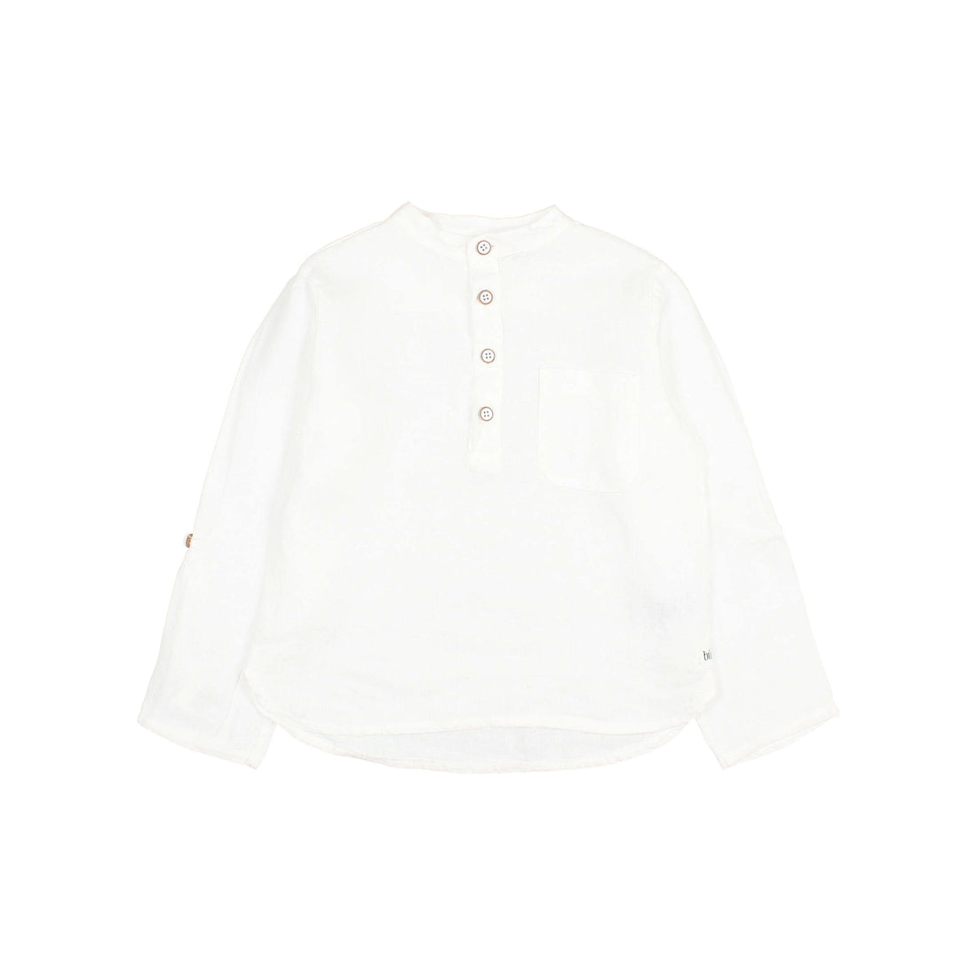 Buho White Linen Kurta Shirt