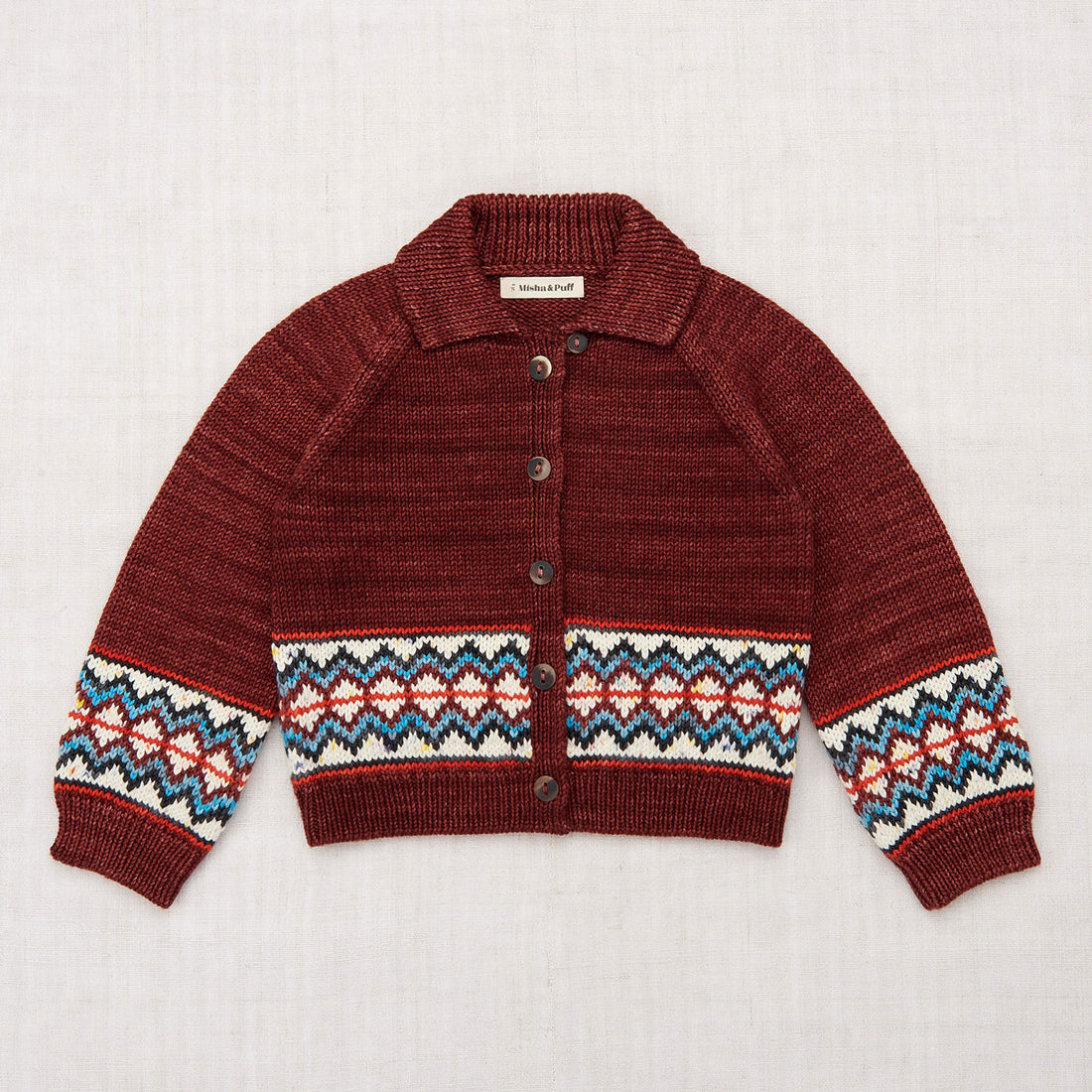 Misha and Puff Alpine Cardigan - Madder Root