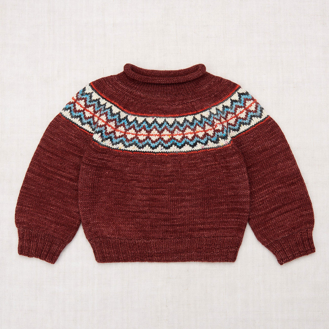 Misha and Puff Alpine Roll Neck Sweater - Madder Root