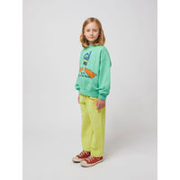 Bobo Choses Green A Day At The Beach Sweatshirt