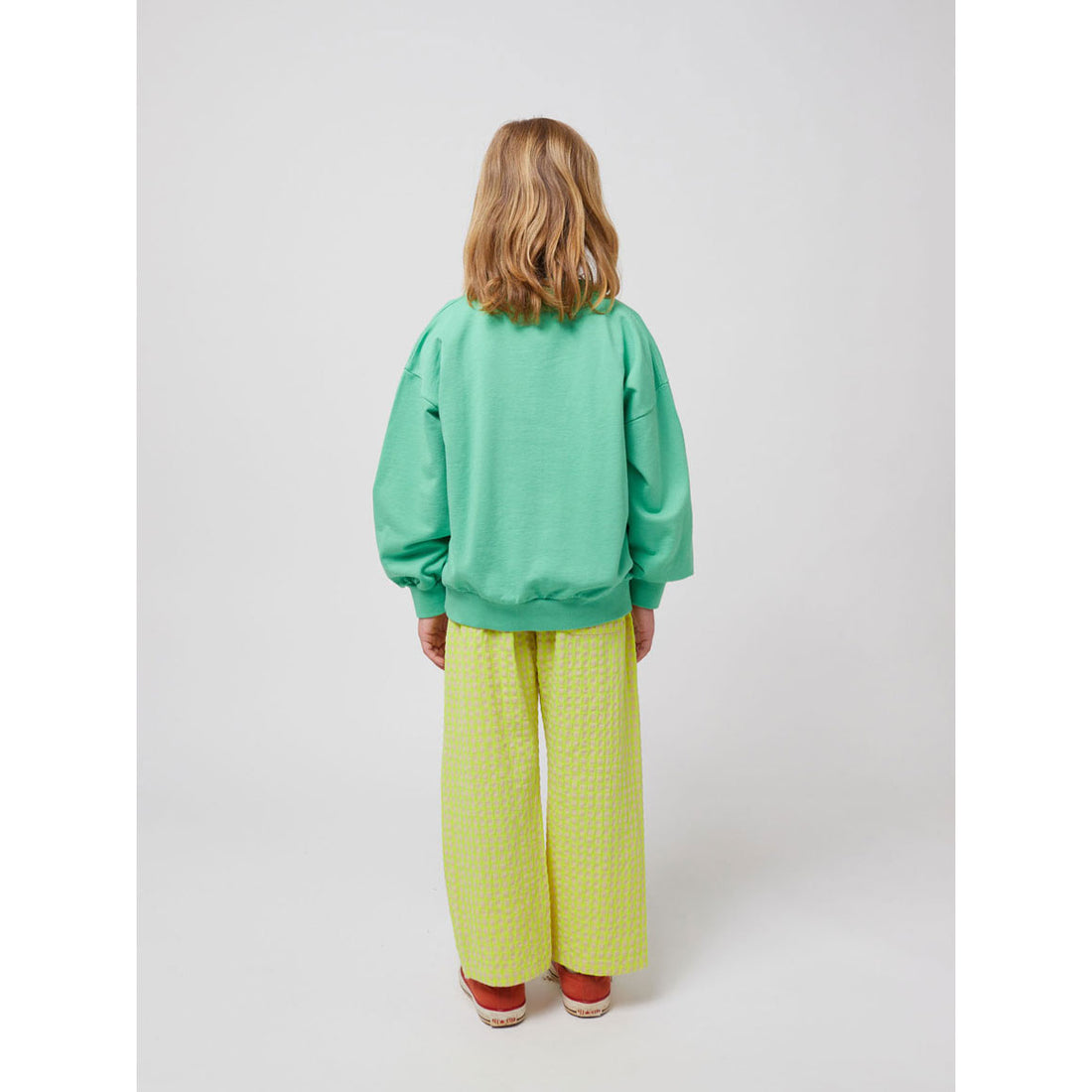 Bobo Choses Green A Day At The Beach Sweatshirt