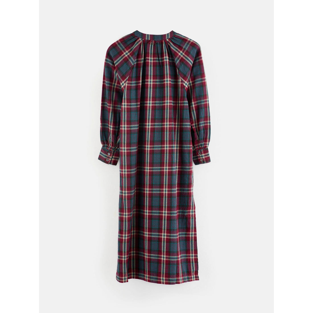 Bellerose Navy Check Hasta Dress