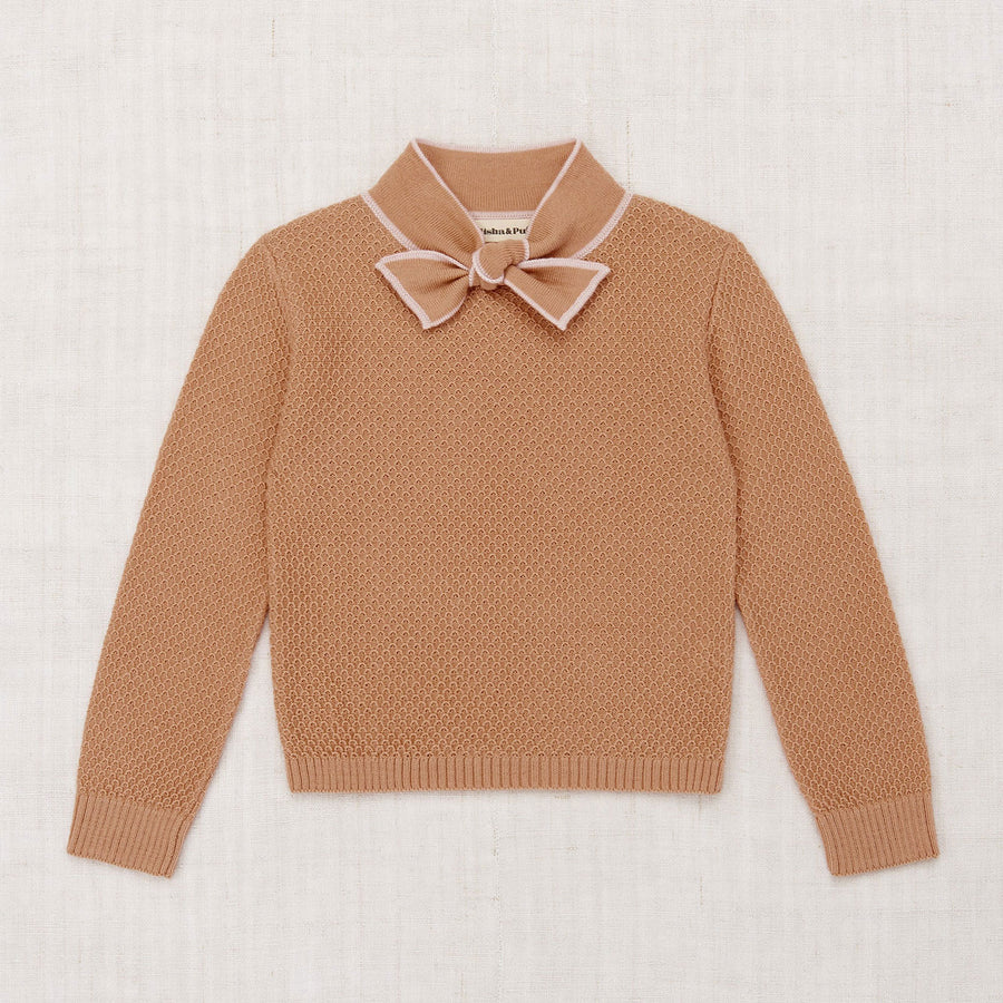 Misha and Puff Bow Scout Sweater - Rose Gold